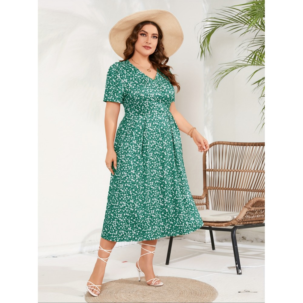 Plus Size Maxi Dress Womens Summer Casual Boho Floral Empire Waist Plus Size Flowy Dress Plus Size Dresses for Curvy Women Plus Size Maxi Dress Womens Summer Casual Boho Floral Empire Waist Plus Size Flowy Dress Plus Size Dresses for Curvy Women