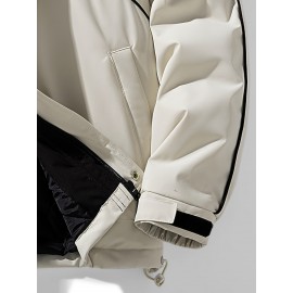 Plus Size Women'S Hooded Fleece Jacket, Casual Style, Non-Stretch Solid Color, Long Sleeve, Regular Length, with Pockets, Woven Fabric Outerwear with Polyester Lining for Winter Plus Size Women'S Hooded Fleece Jacket, Casual Style, Non-Stretch Solid Color, Long Sleeve, Regular Length, with Pockets, Woven Fabric Outerwear with Polyester Lining for Winter