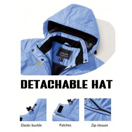 Large-size Women's Waterproof Soft-shell Ski Jacket with Fleece Lining, Hooded, Multiple Pockets, Warm, Comfortable, Bright Colors, Plus-size Coat for Outdoor Sports, Snowsports, Snowboarding, Hiking, Mountaineering, Camping, Daily Casual Work Large-size Women's Waterproof Soft-shell Ski Jacket with Fleece Lining, Hooded, Multiple Pockets, Warm, Comfortable, Bright Colors, Plus-size Coat for Outdoor Sports, Snowsports, Snowboarding, Hiking, Mountaineering, Camping, Daily Casual Work