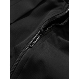 Women's Plus Size 3-in-1 Hooded Windbreaker - Fall/Winter Fashion Jacket with Pockets, Polyester, Long Sleeve, Zip-Up, H-Style Women's Plus Size 3-in-1 Hooded Windbreaker - Fall/Winter Fashion Jacket with Pockets, Polyester, Long Sleeve, Zip-Up, H-Style