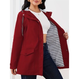 Large Size Women's Windbreaker Jacket, Suitable For Autumn And Winter, Comfortable And Fashionable, Outdoor Sports And Daily Wear Large Size Women's Windbreaker Jacket, Suitable For Autumn And Winter, Comfortable And Fashionable, Outdoor Sports And Daily Wear