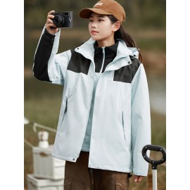 Women's 3-in-1 Winter Outdoor Jacket Set - Waterproof, Windproof & Warm with Detachable Fleece Liner, Hooded for Hiking & Travel Women's 3-in-1 Winter Outdoor Jacket Set - Waterproof, Windproof & Warm with Detachable Fleece Liner, Hooded for Hiking & Travel