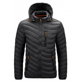 Women's Slim-Fit Waterproof Hooded Jacket - Casual & Stylish, Long Sleeve, Machine Washable for Fall/Winter Women's Slim-Fit Waterproof Hooded Jacket - Casual & Stylish, Long Sleeve, Machine Washable for Fall/Winter