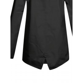 Plus Size Plush Lined Hooded Coat, Warm Long Sleeve Zipper Coat for Winter, Casual Women's Clothing Plus Size Plush Lined Hooded Coat, Warm Long Sleeve Zipper Coat for Winter, Casual Women's Clothing