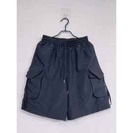 Stylish Flap Pocket Cargo Shorts - Elastic Waist, Drawstring, Casual, Comfortable, Breathable, Quick-Drying, Spring & Summer Essentials - Women's Clothing for Outdoor Activities Stylish Flap Pocket Cargo Shorts - Elastic Waist, Drawstring, Casual, Comfortable, Breathable, Quick-Drying, Spring & Summer Essentials - Women's Clothing for Outdoor Activities