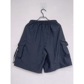 Stylish Flap Pocket Cargo Shorts - Elastic Waist, Drawstring, Casual, Comfortable, Breathable, Quick-Drying, Spring & Summer Essentials - Women's Clothing for Outdoor Activities Stylish Flap Pocket Cargo Shorts - Elastic Waist, Drawstring, Casual, Comfortable, Breathable, Quick-Drying, Spring & Summer Essentials - Women's Clothing for Outdoor Activities